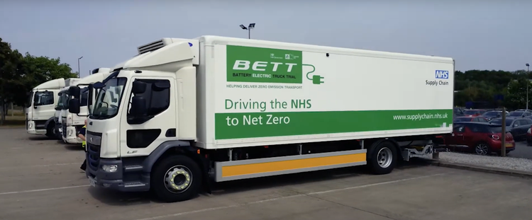 Driving the NHS to Net Zero lorry