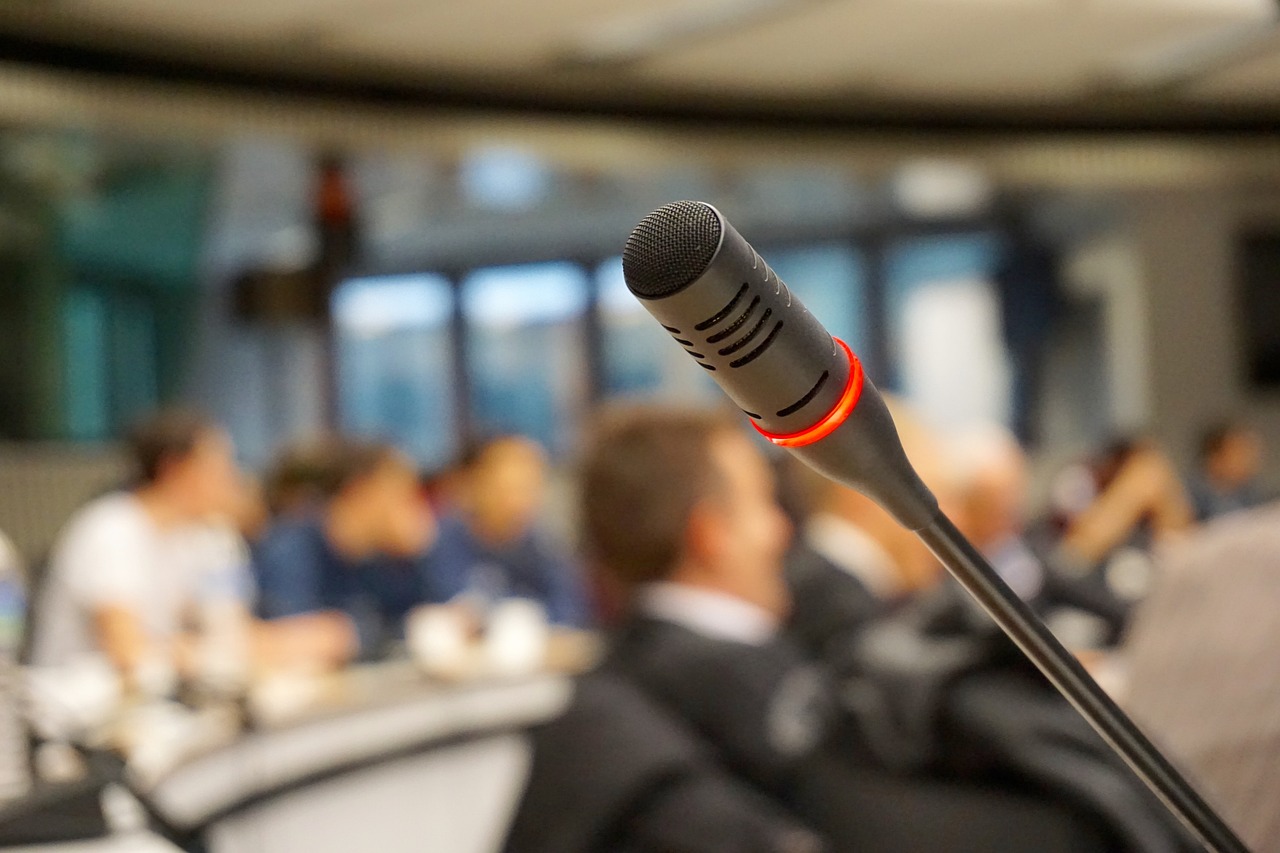 microphone in conference room